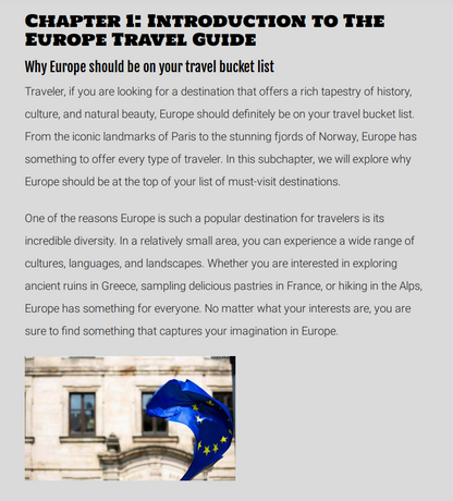Everything You Need To Know Before You Travel in Europe